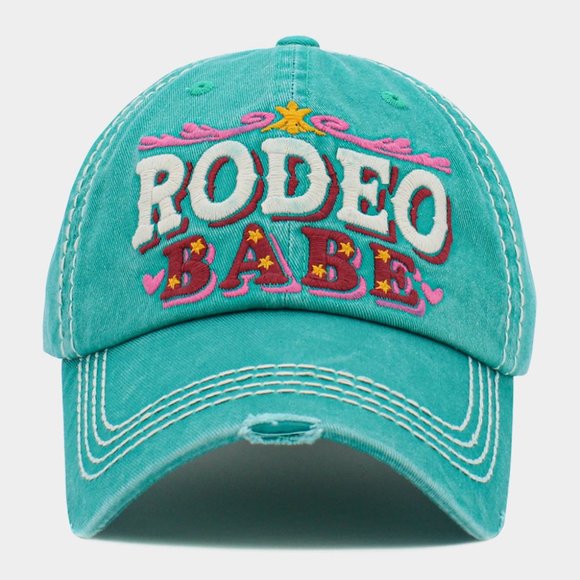 Stylish RODEO BABE embroidered Baseball Cap for Ladies - Picture 2 of 4